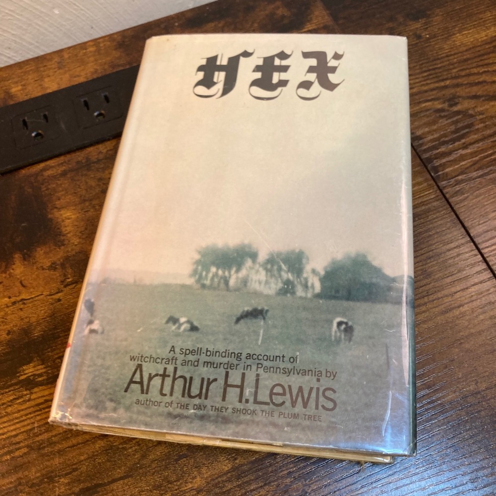 Hex Arthur H Lewis 1969 First Printing True Crime Witchcraft Pennsylvania Dutch
